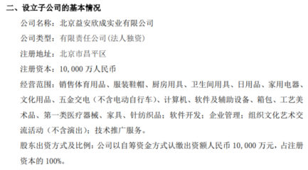三夫戶外投資億元成立全資子公司，加碼針紡織品銷售業務